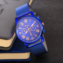 Load image into Gallery viewer, Geneva women's watch PVC fashion personality quartz watch three eyes women's watch luxury brand watches unique watch