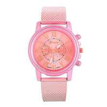 Load image into Gallery viewer, Geneva women's watch PVC fashion personality quartz watch three eyes women's watch luxury brand watches unique watch