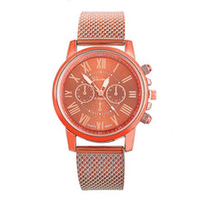 Load image into Gallery viewer, Geneva women's watch PVC fashion personality quartz watch three eyes women's watch luxury brand watches unique watch