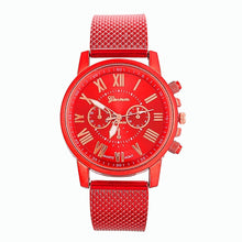 Load image into Gallery viewer, Geneva women's watch PVC fashion personality quartz watch three eyes women's watch luxury brand watches unique watch