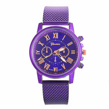 Load image into Gallery viewer, Geneva women's watch PVC fashion personality quartz watch three eyes women's watch luxury brand watches unique watch